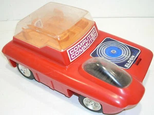 Eldon COMPUTER-COMMUTER Vintage Toy Car Run-A-Bouts '71 Japan Programmable Sears - Picture 1 of 6