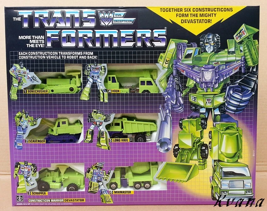 Transformers Reissue G1 DEVASTATOR new version MISB Gift Box - Image 1 of 4