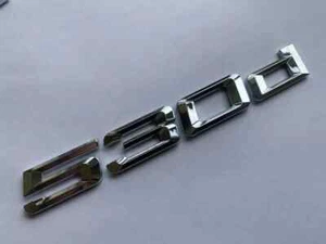 CHROME 530d BADGE FOR REAR BOOT OF CAR FITS BMW 5 SERIES MODELS - Picture 1 of 1