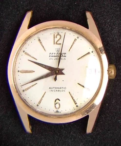 Orologio Allaine Oro Rosa Uomo Automatico Felsa 4007 Vintage -- Ricambi/Riparazione - Foto 1 di 5
