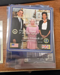 57 Sheets of International Postage Stamps Honoring President Obama - Picture 1 of 4