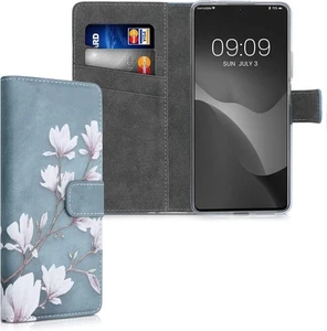 Flowers Wallet Case for Samsung Galaxy M22 Mobile Phone - Faux Leather - New - Picture 1 of 6