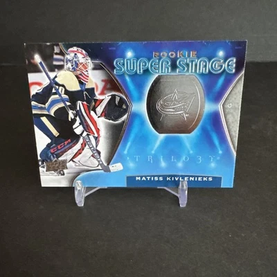 2021 Upper Deck TRILOGY ROOKIE SUPER STAGE #RSS-8 Matiss Kivlenieks EX/NM - Image 1 of 2
