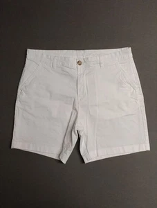 Chubbies Herrenshorts Größe 35 weiß Chino vorne flach 7" Schrittlänge normale Passform - Bild 1 von 10