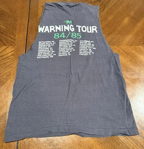 80s Vintage Queensryche 1984/85 The Warning Tour Rare T-Shirt Cut Sleeves - Picture 1 of 6