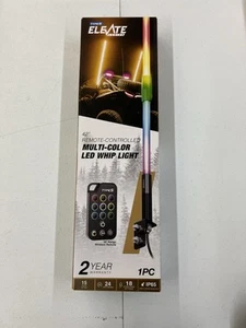 New Type-S Elevate Series 42" Remote Controlled Multi-Color LED Whip Light NIB - Picture 1 of 2