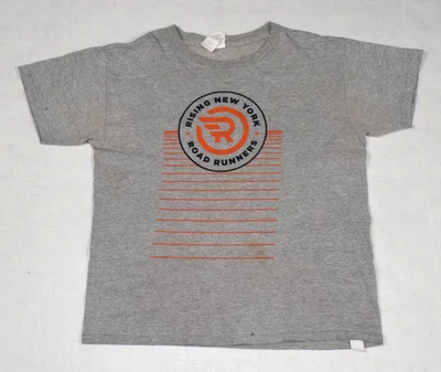 儿童 T 恤 Gildan Size Youth M Rising New York Roadrunners 灰色棉 — 第 1/4 张图片