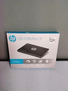 HP SSD S700 Pro 2.5 256 GB Solid State Drive Brand New Black - Afbeelding 1 van 4