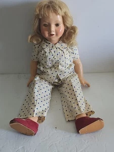Effanbee Anne Shirley Composition Doll 17" Tall - Picture 1 of 24