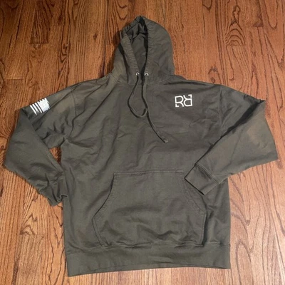 Relentless REBEL Apparel Co. Sudadera con capucha Flag Sleeve You Only Lose When You Quit XL Foto 1 de 4