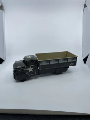Vintage Marx U.S.A. Army Military Truck, Troop Hauler HQ.CO. 13.25" - Image 1 of 4