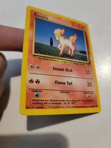 Ponyta 60/102 1st Edition Base Set Shadow Common 1999 Pokemon Vintage Euc - Picture 1 of 2