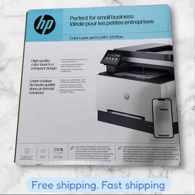 HP Color LaserJet Pro MFP 3301fdw Printer #499Q5F BRAND NEW SHIPPING - Image 1 of 3