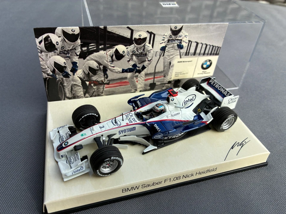 1/43 Minichamps BMW Sauber F1.08 Showcar Nick Heidfeld Dealer Edition - Bild 1 von 1