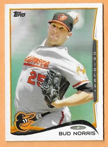 BUD NORRIS BALTIMORE ORIOLES #543 - TOPPS NM-MT 2014 - Picture 1 of 2