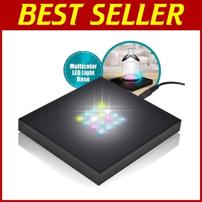 Base de soporte de exhibición de acrílico LED - Luces multicolores Foto 1 de 4