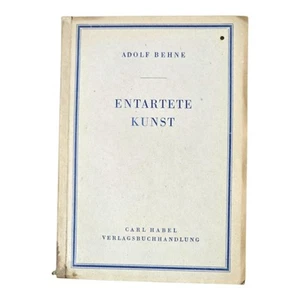 Arte degenerado Adolf Behne 1947 - Imagen 1 de 4