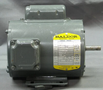 Baldor L1200 Industrial Motor .17HP 1PH 1725 RPM  115/208-230, unused - Image 1 of 4