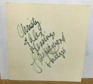 Lou Diamond Phillips Autographed Card - Picture 1 of 1