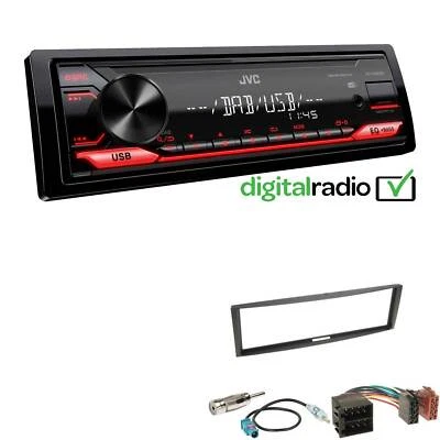 JVC KD-X182DB MP3 DAB+ USB 1-DIN Autoradio für Renault Megane II 2003-2009 - Bild 1 von 4