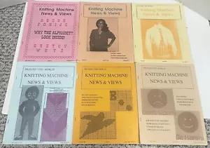6 Vintage Knitting Machine News & Views Issues Books Volumes 19 & 20 1990 - Foto 1 di 8
