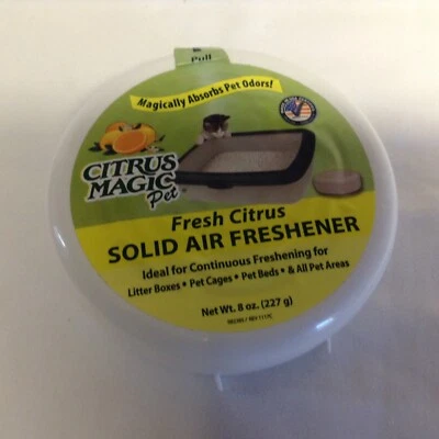 Ambientador sólido One Fresh Citrus para olores de mascotas 8 onzas Foto 1 de 4