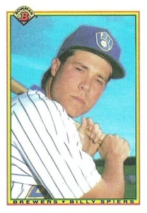 BILLY SPIERS MILWAUKEE BREWERS #402 - BOWMAN NM-MT 1990 - Picture 1 of 2