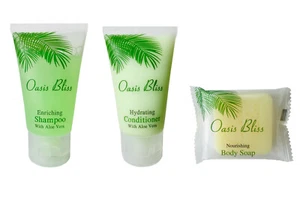 Travel Size Hotel Toiletries 50 Bar Soap, 50 Shampoo, 50 Conditioner - Picture 1 of 6