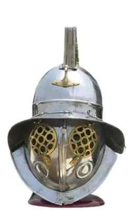 Roman Gladiator Helmet Medieval Armor Wearable Helmet - Picture 1 of 4