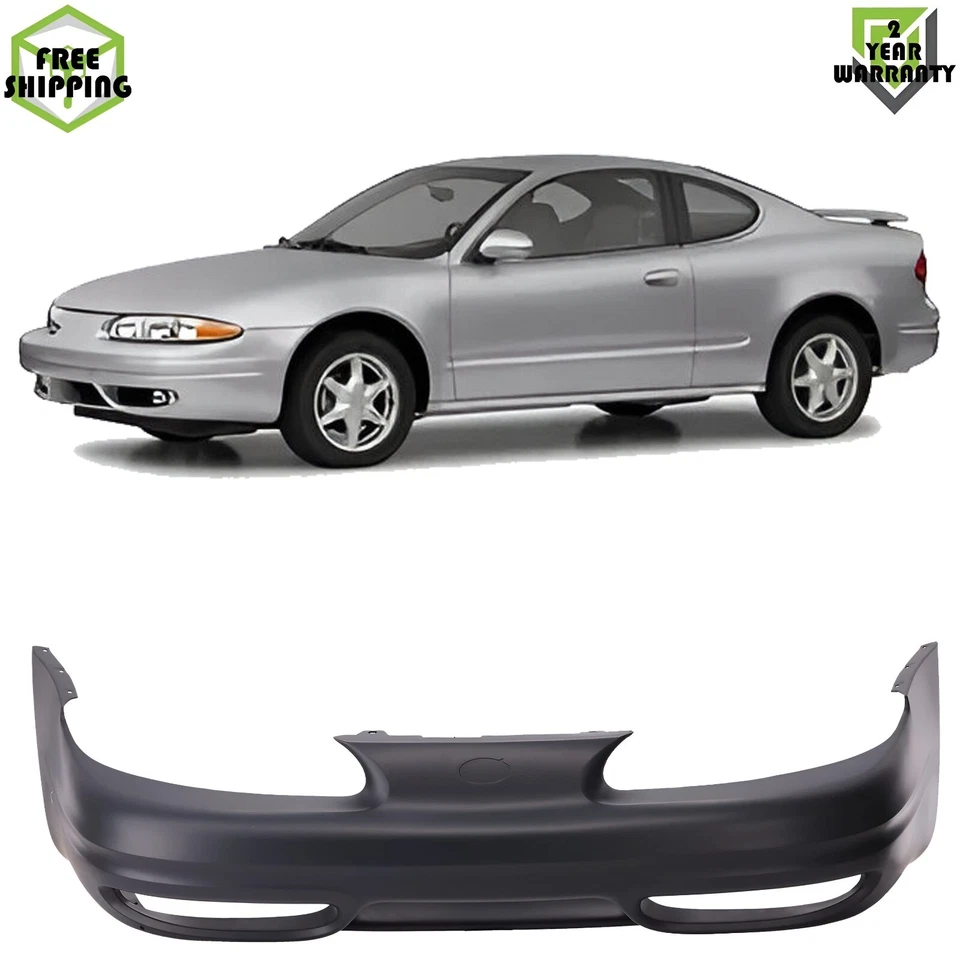 Front Bumper Cover Primed Plastic For 99-2004 Oldsmobile Alero — 第 1/3 张图片