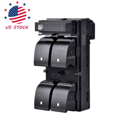 Interruptor de ventana maestra para GMC Acadia 20945224 2008-2015 luces negras conductor izquierdo  Foto 1 de 4