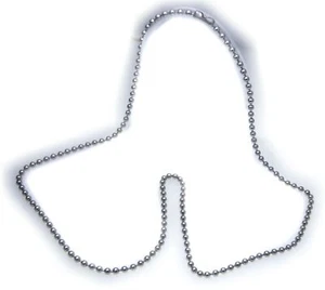 Kette Kugelkette aus Edelstahl 3,0 mm 60 cm Stahl - Picture 1 of 2