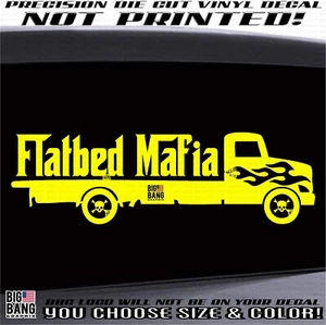 Flatbed Tow Truck Sticker Vinyl Decal Trucker Car Recovery Emergency Driver USA - Bild 1 von 4