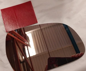 Außenspiegel Glas rechte Seite mit totem Winkel kompatibel mit Audi A4 2010-2015 - Bild 1 von 3
