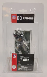 Vtg Jerry Rice Oakland Raiders Miniature NFL Figure 3" McFarlane Toys 2004 New - Picture 1 of 12