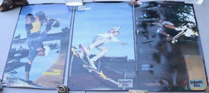 3 Vintage Schmitt Stix Skateboard Poster Billy Beauregard Andy Howell Kanights - Picture 1 of 21