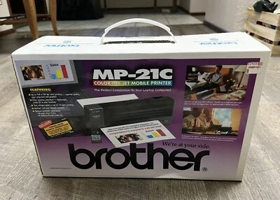 Brother MP-21C Color Ink Jet Mobile Printer W/ Ink - BRAND NEW & SEALED Genuine  - Image 1 of 4