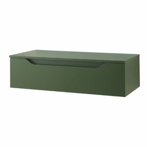 Cassetto da bagno sospeso 100 cm Verde Opaco - GIGLIO - Foto 1 di 2