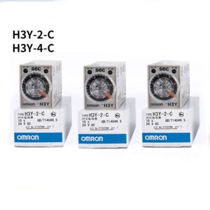 H3Y-2 H3Y-2-C H3Y-4 H3Y-4-C 12V 24V 110V 220V 0-1S 10S 30S 60S 3M 5M 60M + Base - Picture 1 of 14