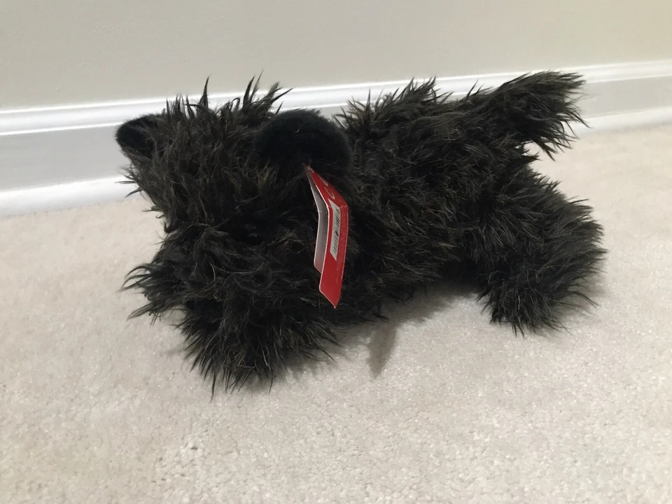Aurora Flopsies Cairn Terrier Puppy Dog Plush Stuffed Animal 11” Black With Tag - Image 1 of 4