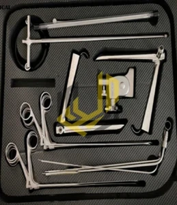 Conjunto de instrumentos otorrinolaringoscopio de pedestal de micro cirugía laríngea - Imagen 1 de 1