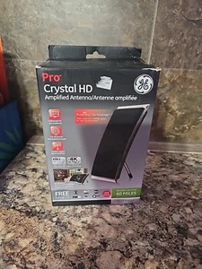 Antena amplificada GE Pro Crystal HD Full HD 1080P 4K ULTRA - dentro de 40 millas - Imagen 1 de 2