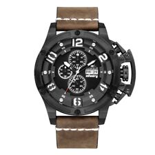 Infantry Chronograph Brown Leather Strap Men Watch AVR-002-CHR-03 (LEATHER)