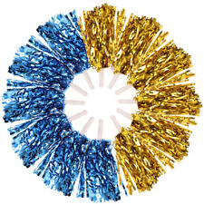 Cheerleading Pom Poms Metallic Foil with Handles for Sports Team and Dance-JN