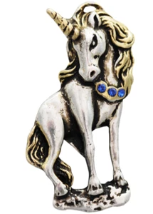 Starfire Unicorn Pendant, Necklace, Mythical Horse Fairytale Fantasy, Galraedia - Picture 1 of 3