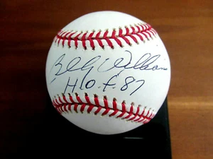 BILLY WILLIAMS HOF 87 CHICAGO CUBS A'S SIGNED AUTO OML BASEBALL JSA AUTHENTIC - Picture 1 of 3