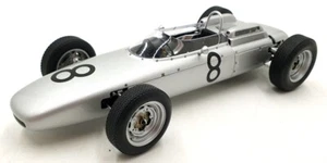 Autoart scala 1/18 Diecast DC16424F - Porsche 804 F1 #8 - Argento - Foto 1 di 5