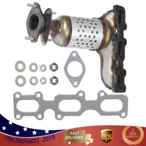 For Lincoln MKZ MKT MKS 3.7L 2013-2016 LH Exhaust Manifold Catalytic Converter - Picture 1 of 12