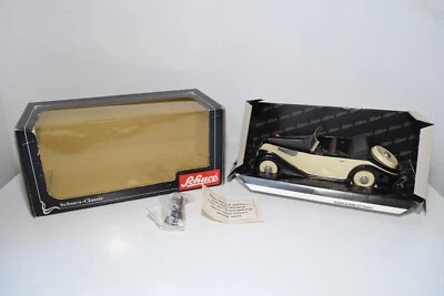 A62 1:18 SCHUCO 00012 BMW 327 CABRIO 1937 CREAM BLACK MIB - Photo 1/4