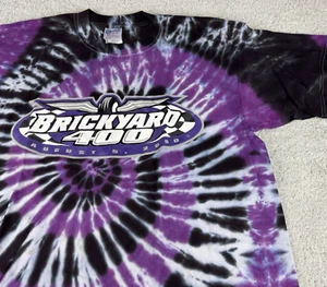 Vintage 2000 Brickyard 400 NASCAR Racing T-Shirt ~ Batik lila Erwachsene XL - Bild 1 von 14
